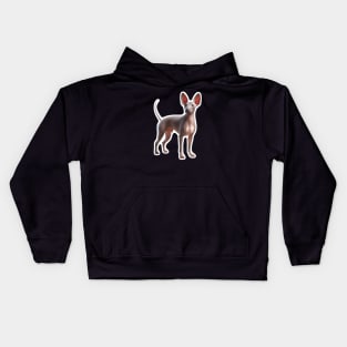 American Hairless Terrier Kids Hoodie